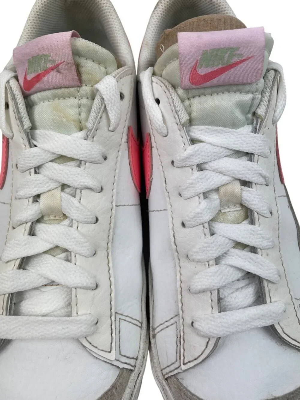 Nike Blazer Low '77 GS White Pink Gaze DA4074-112 Youth Size 7Y - Picture 5 of 10